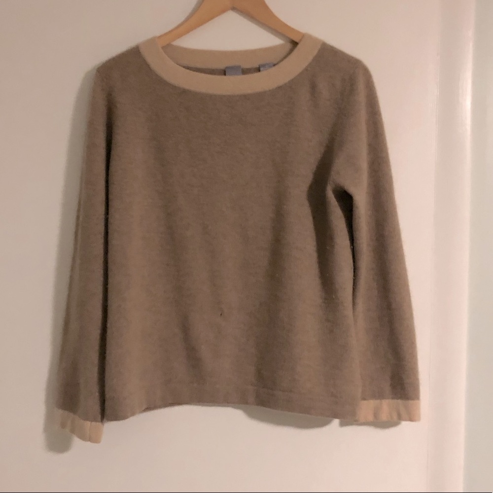 Cullen tan cashmere sweater size large